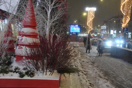 Сильный снегопад в Москве