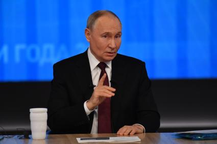 Итоги 2024 года\" с Владимиром Путиным