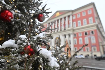 Прогулка по новогодней Москве