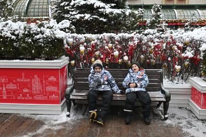 Прогулка по новогодней Москве