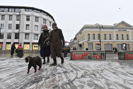 Прогулка по новогодней Москве