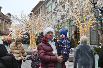 Прогулка по новогодней Москве