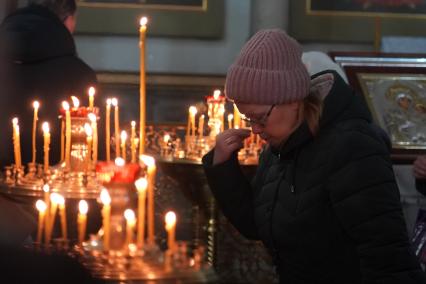 Рождественское богослужение в храме Рождества Христова в Красноярске