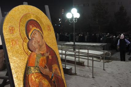 Рождественское богослужение в храме Рождества Христова в Красноярске