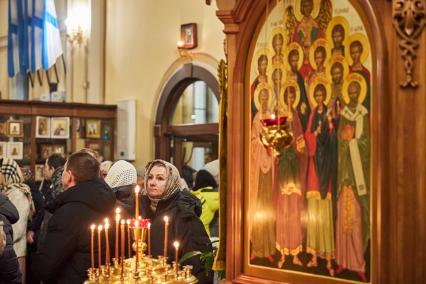 Рождественское богослужение в храме в Перми