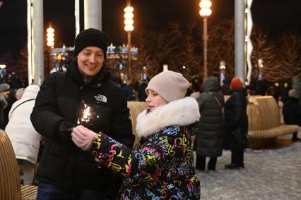 Встреча Нового Года на улицах города