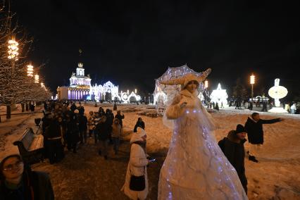 Встреча Нового Года на улицах города