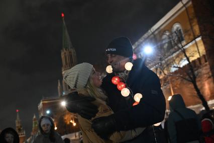 Встреча Нового Года на улицах города