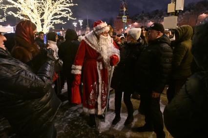 Встреча Нового Года на улицах города