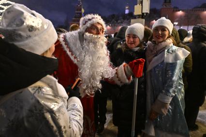 Встреча Нового Года на улицах города