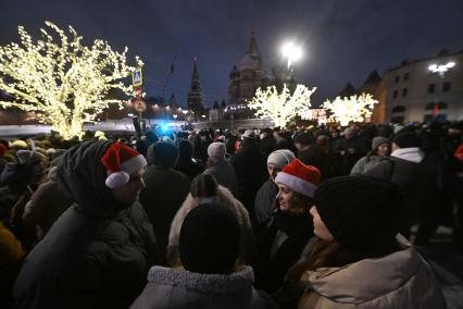 Встреча Нового Года на улицах города