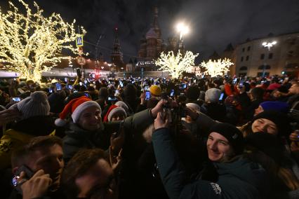 Встреча Нового Года на улицах города