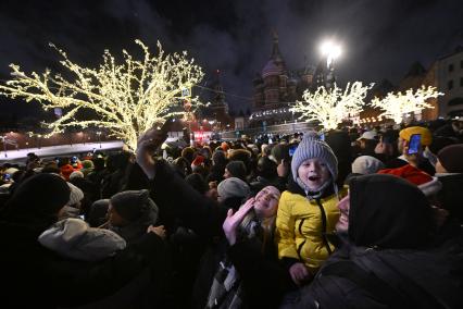 Встреча Нового Года на улицах города