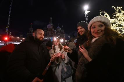 Встреча Нового Года на улицах города