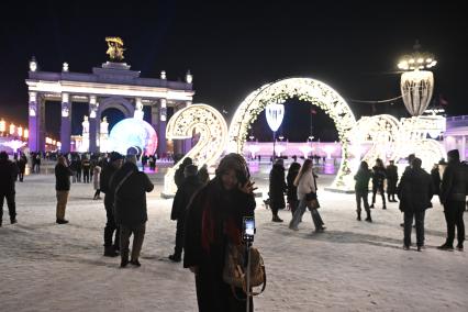 Встреча Нового Года на улицах города