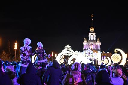 Встреча Нового Года на улицах города