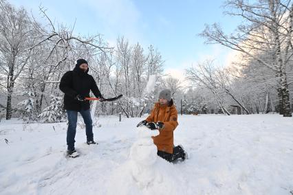 Зимняя прогулка в парке