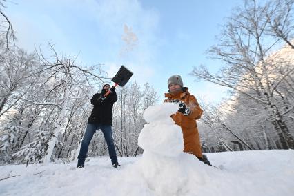 Зимняя прогулка в парке