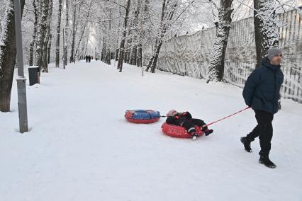 Зимняя прогулка в парке