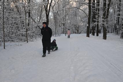 Зимняя прогулка в парке