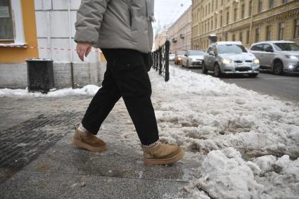 Уборка снега в Санкт-Петербурге