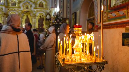 Рождественское богослужение в главном Кафедральном Соборе Сочи