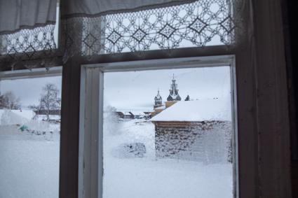 Зимняя деревня Кимжа Архангельской области