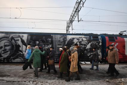 Поезд Победы в Санкт-Петербурге