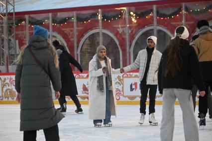 Туристы в Москве