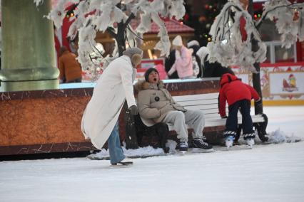 Туристы в Москве