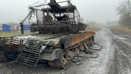 Освобожденное село Снагость Курской области