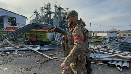 Освобожденное село Ольговка Курской области