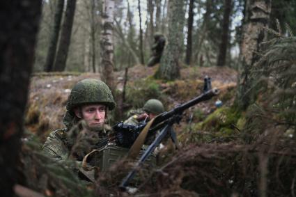 Занятия курсантов военной академии связи им.С.М.Буденного в Санкт-Петербурге