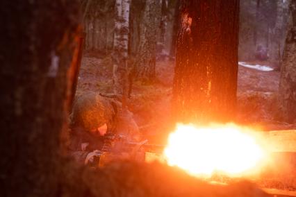 Занятия курсантов военной академии связи им.С.М.Буденного в Санкт-Петербурге