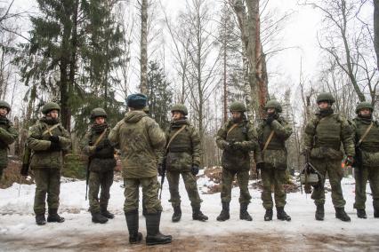 Занятия курсантов военной академии связи им.С.М.Буденного в Санкт-Петербурге