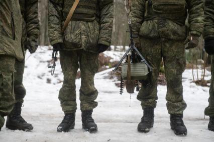 Занятия курсантов военной академии связи им.С.М.Буденного в Санкт-Петербурге