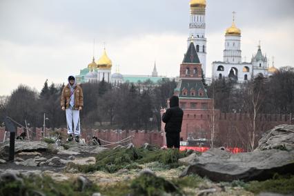 Теплая погода в Москве