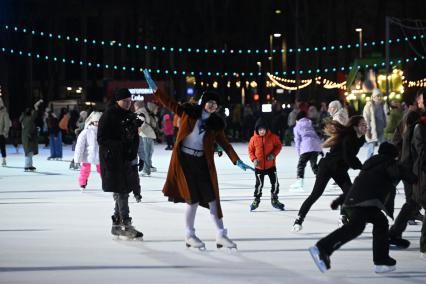 Праздник Зимний день московского спорта\" в Лужниках