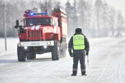 Учения МЧС под Екатеринбургом