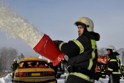 Учения МЧС под Екатеринбургом