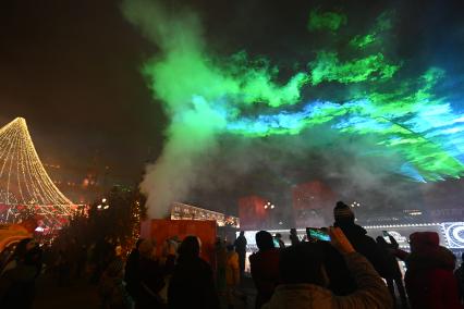 Празднование китайского Нового года в Москве