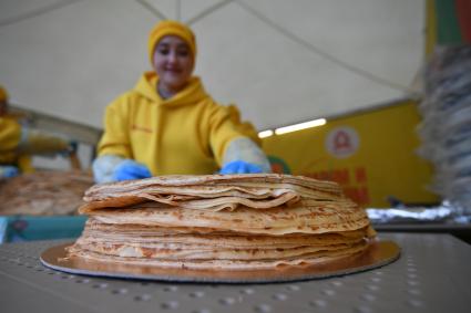 Празднование Широкой масленицы в Санкт-Петербурге