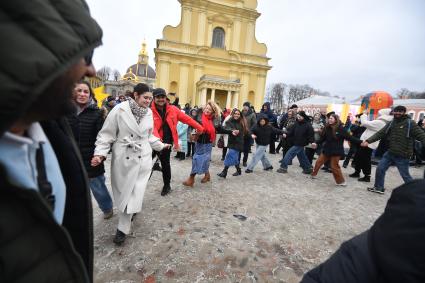 Празднование Широкой масленицы в Санкт-Петербурге