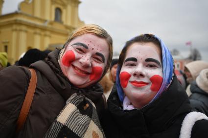 Празднование Широкой масленицы в Санкт-Петербурге