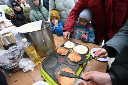 Празднование Широкой Масленицы на ВДНХ