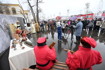 Празднование Широкой Масленицы на ВДНХ