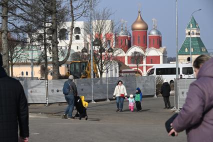 Посетители в кинопарке Москино\"