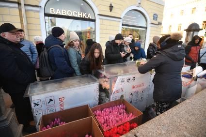 Празднование международного женского дня в Санкт-Петербурге