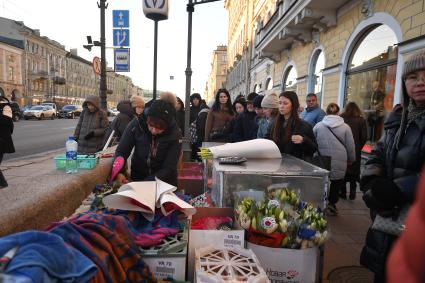 Празднование международного женского дня в Санкт-Петербурге