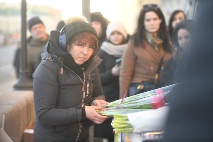 Празднование международного женского дня в Санкт-Петербурге